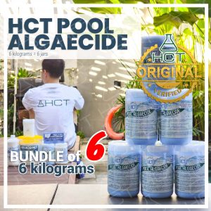 6 Jars - HCT Pool Algaecide